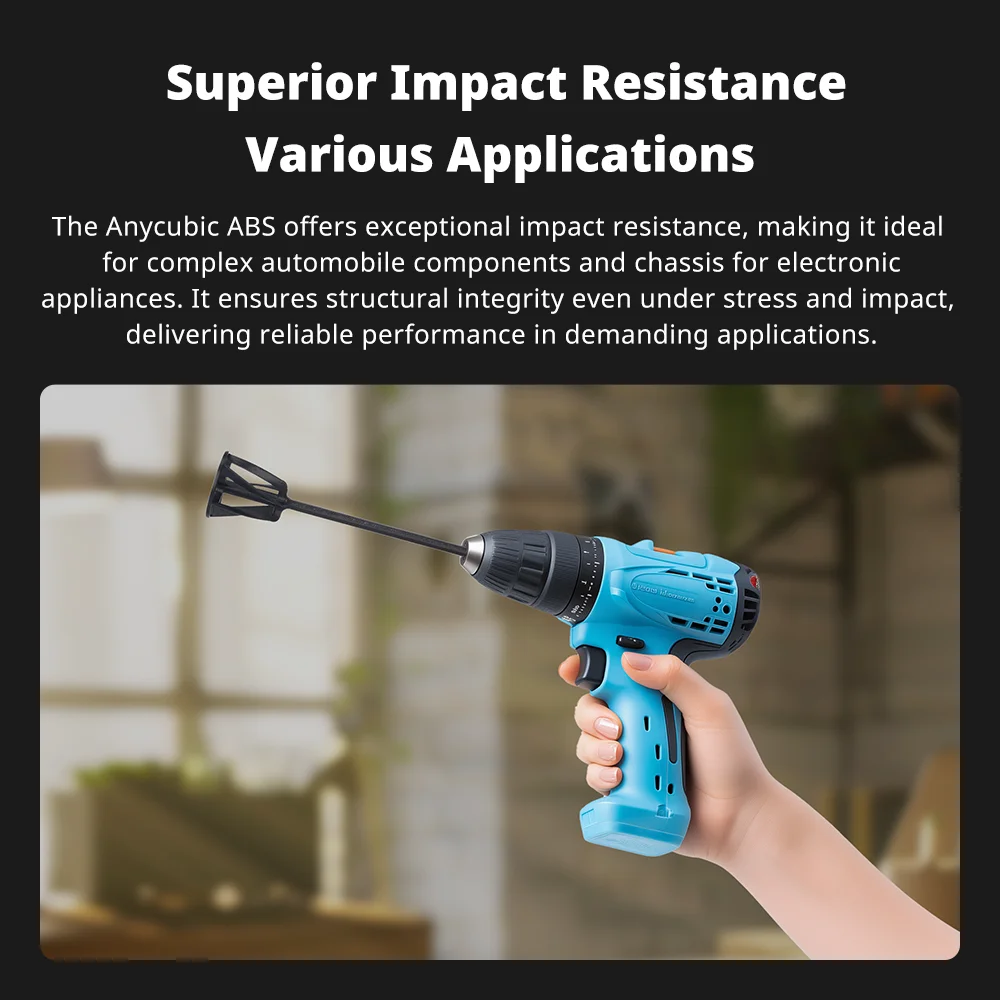 Filamento ABS ANYCUBIC, impresión 3D, resistencia al impacto PLA, resistencia a la temperatura, filamento de impresora 3D para Kobra 3 Max S1C - imagen 5