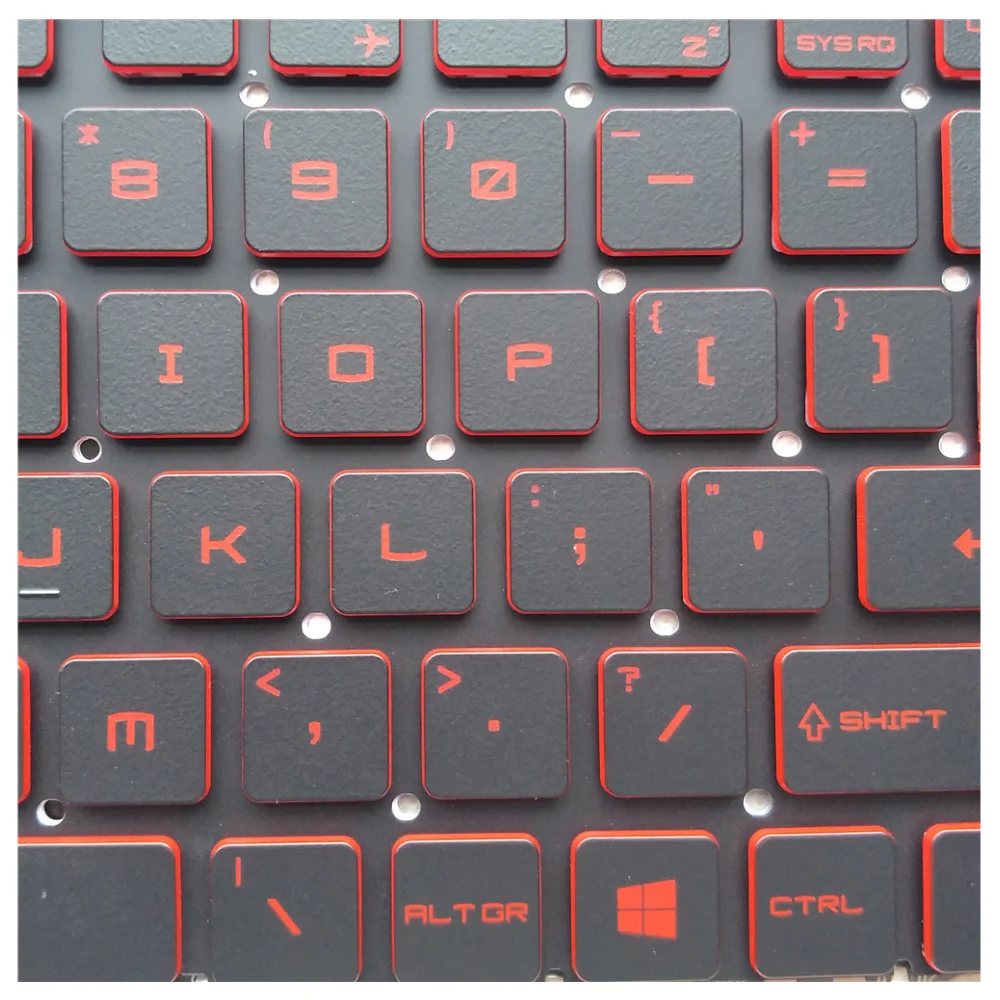 Teclado retroiluminado árabe US AR para MSI, MS-16JD, MS-16JE, MS-16JF, MS-16P6, MS-16U1, inglés, V143422AK, V143422KK1, nuevo - imagen 5