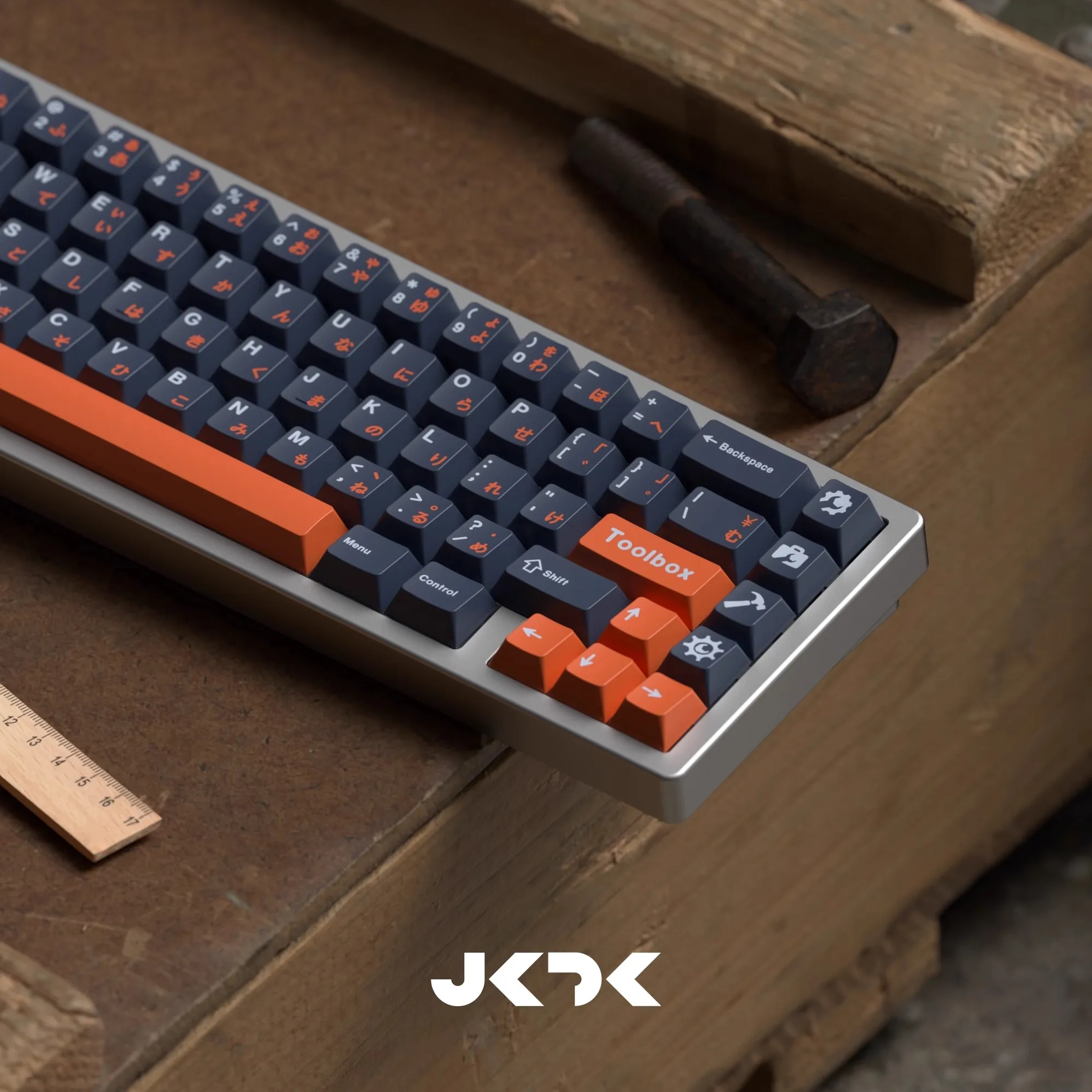 Caja de Herramientas R2, teclas PBT, 5 lados, sublimación, perfil de cereza, 60, 64, 68, 84, 96, 104, diseños personalizados, 1 Juego - imagen 4