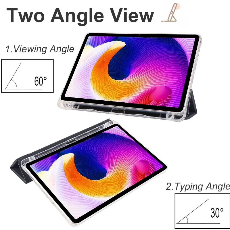 Para Huawei Honor Pad 9 12,1 pulgadas 2024 funda magnética con soporte para tableta inteligente para Honor Pad 9 HEY2-W09 W19 con estuche para lápices - imagen 4