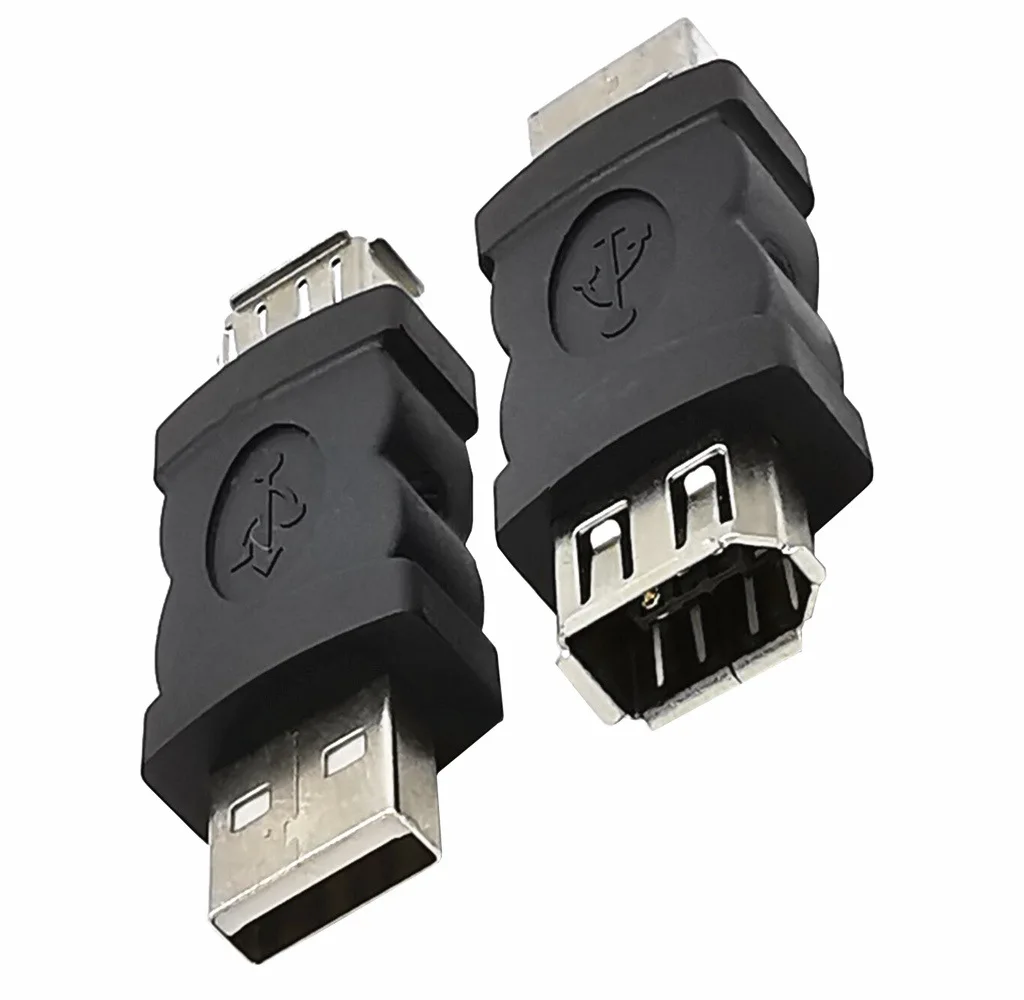 1 Uds Firewire IEEE 1394 6 pines hembra 9 pines a 6 pines USB 2,0 adaptador macho cámara teléfonos móviles reproductor MP3 adaptador convertidor de escáner - imagen 4