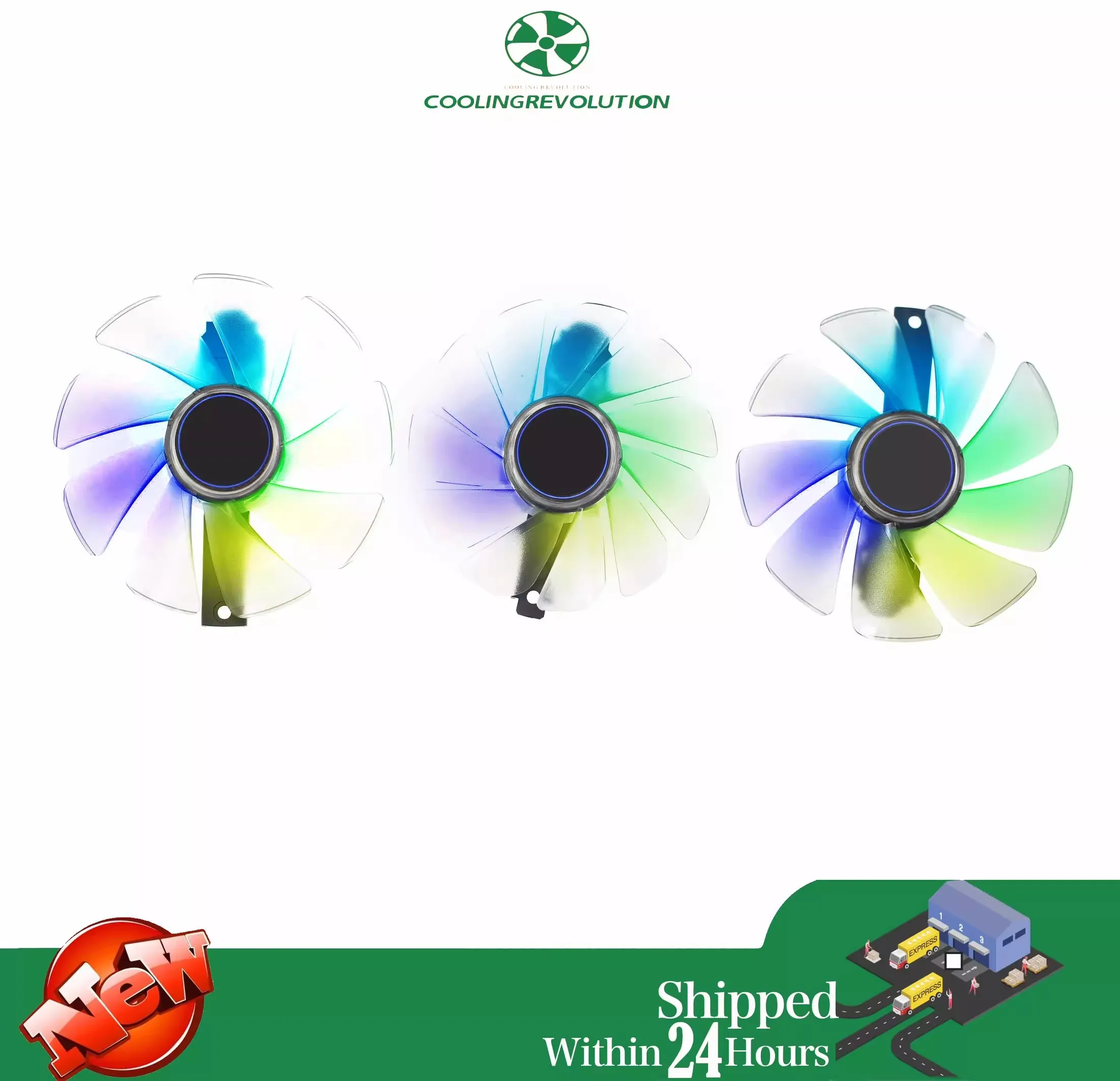 CF1015H12D CF9010H12D RX5700 ARGB ventilador de tarjeta gráfica para Sapphire RX 5700 XT 8GB NITRO + ventilador de refrigeración de tarjeta de vídeo de edición especial - imagen 2