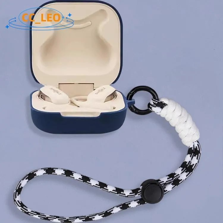 Para Shokz OpenFit 2 (T920) funda bonita con colgante de cordón Shokz OpenFit 2 T920 funda suave de silicona cubierta protectora de carcasa a prueba de golpes - imagen 4