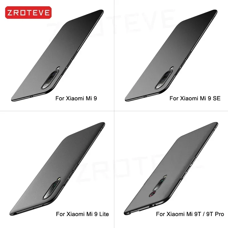 ZROTEVE-funda rígida esmerilada delgada para Xiaomi Mi 9 SE, 8, 9T, 10T Pro, Xiaomi Mi9T, Mi8, Mi10, Mi10T, Note 10 Lite - imagen 2