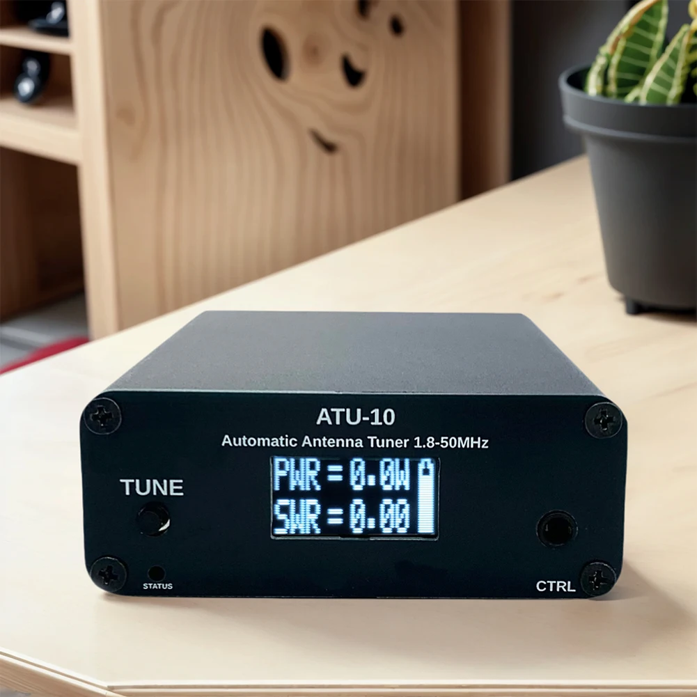 ATU-10 ATU-100 Sintonizador de antena automático 1,8-50MHz 15W/100W Sintonizador de antena automático Pantalla OLED de 0,91 pulgadas para equipos de radio - imagen 2