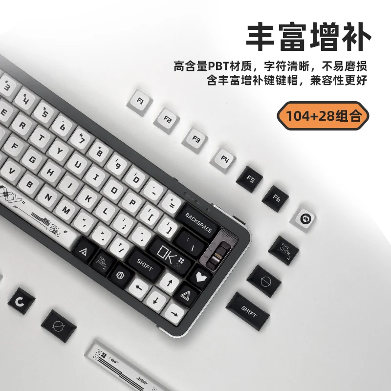 Teclas con tema de colección impresa, perfil XDA, sublimación de calor PBT, teclas personalizadas, teclas de teclado mecánico de dibujos animados bonitos - imagen 3