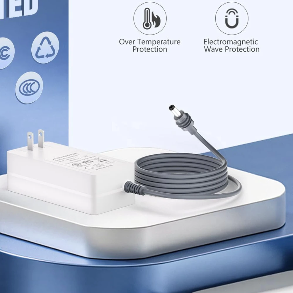 Adaptador de fuente de alimentación para Mini Starlink, Cable de alimentación de 60W, cargador rápido para accesorios de plato Starlink Mini, 4,6 pies - imagen 2