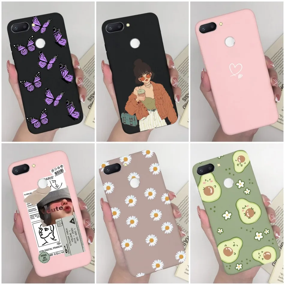Funda de silicona suave para VIVO Y1S U1, carcasa trasera con Margarita, girasol, mariposa, corazón, aguacate, Vivo Y 1S U 1