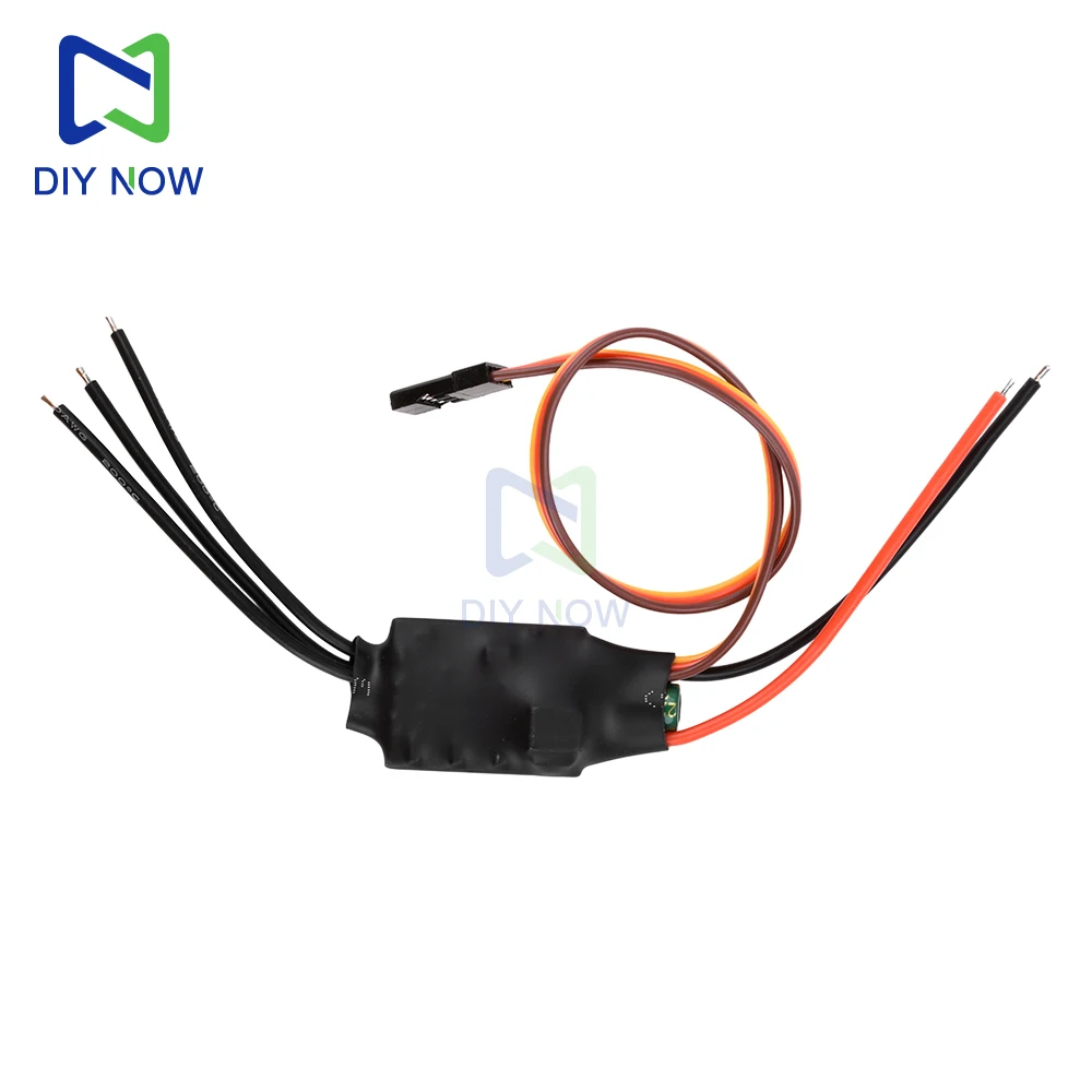 BLHeli sin escobillas ESC 12A 20A 30A 40A 50A 60A 80A con UBEC para Quadcopter modelo de avión ala fija multieje DIY FPV RC Drone - imagen 2