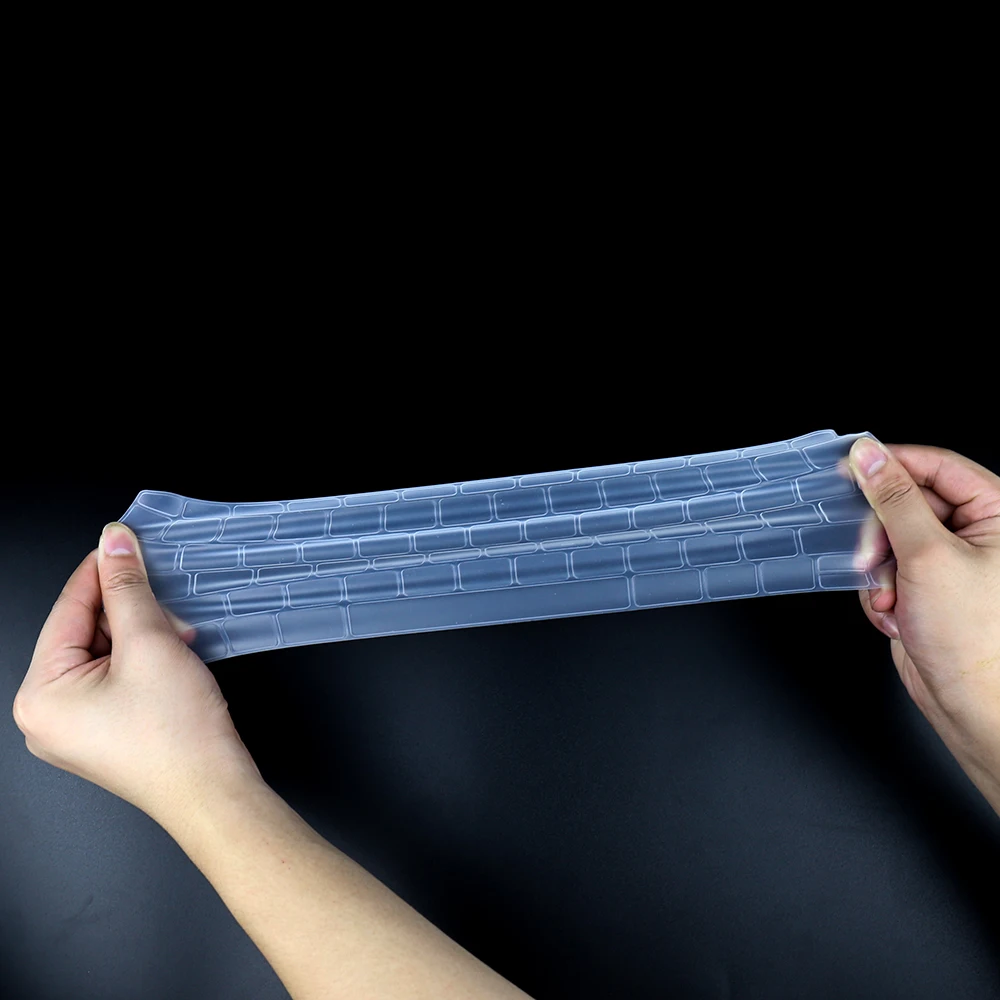 Funda de silicona para teclado para Macbook Pro 13, 2021, 2020, 2019, M1, Air 13, cubierta de pantalla, Protector de TPU, película adhesiva, UE, EE. UU. - imagen 4
