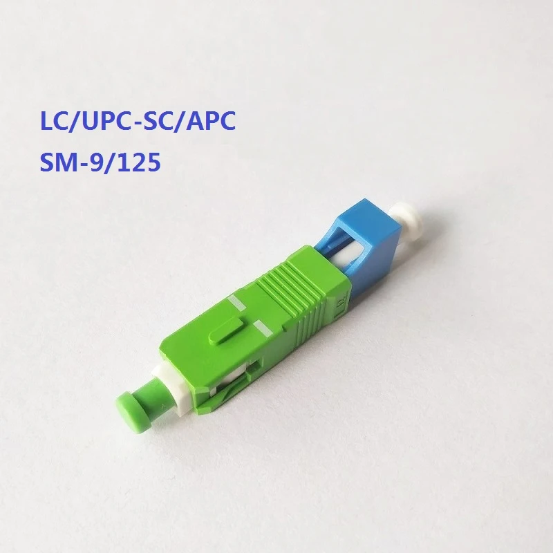 FTTH-conector de fibra óptica SC/APC hembra a SC/UPC macho, adaptador óptico híbrido, acoplador de brida, modo único, Simplex SC/LC - imagen 4