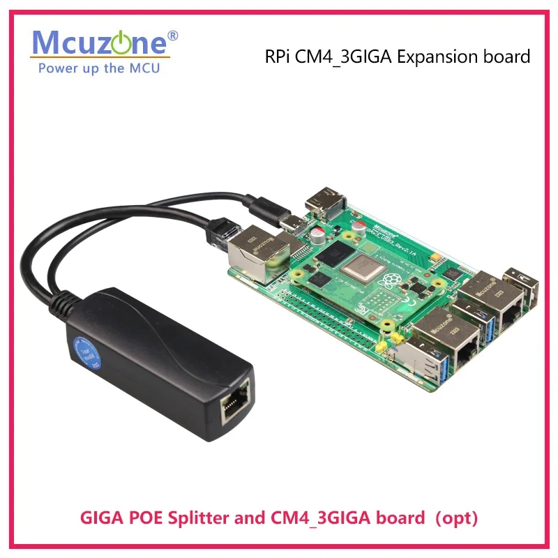 Placa Ethernet Raspberry Pi CM4 3x Gbps, HDMI RTL8153 GIGA USB3.0, OpenWrt, Ubuntu,RPI OS - imagen 4