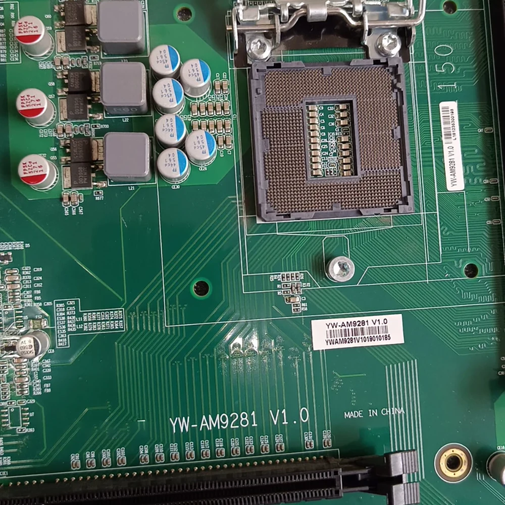 YW-AM9281 V1.0 Placa base de control industrial LGA1150 H81 chip YW-AM9281 - imagen 5