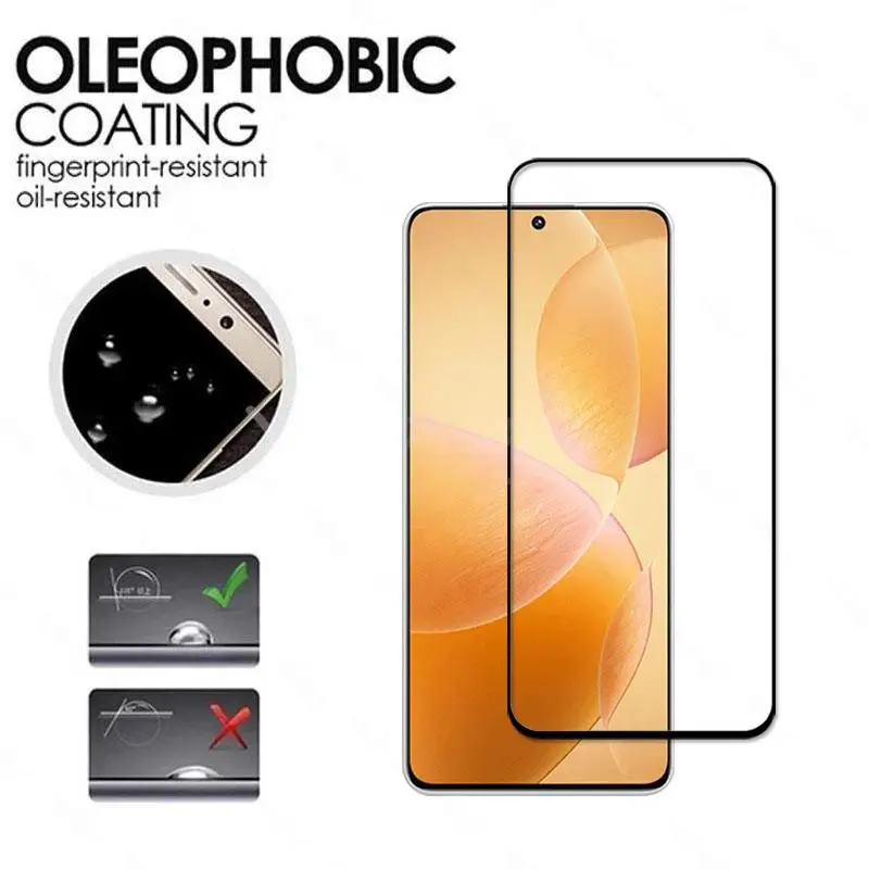 Protector de pantalla de vidrio templado para Xiaomi POCO X6 Pro, película de cámara, 6 en 1 - imagen 3