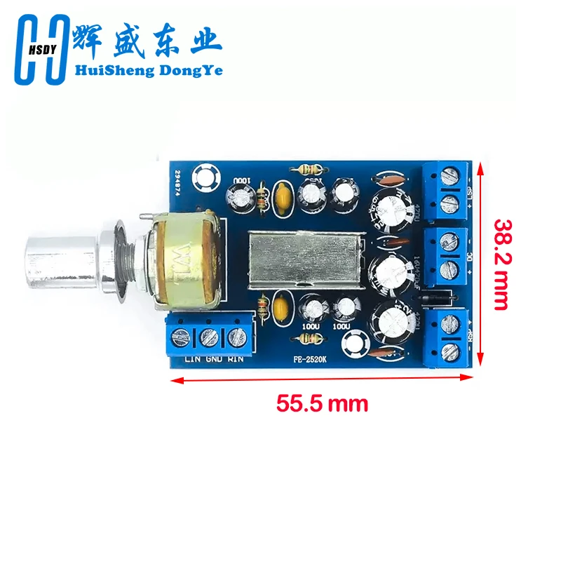 TEA2025B Mini placa amplificadora de Audio estéreo Dual placa amplificadora de 2,0 canales para altavoz de PC 3W + 3W 5V 9V 12V coche - imagen 2