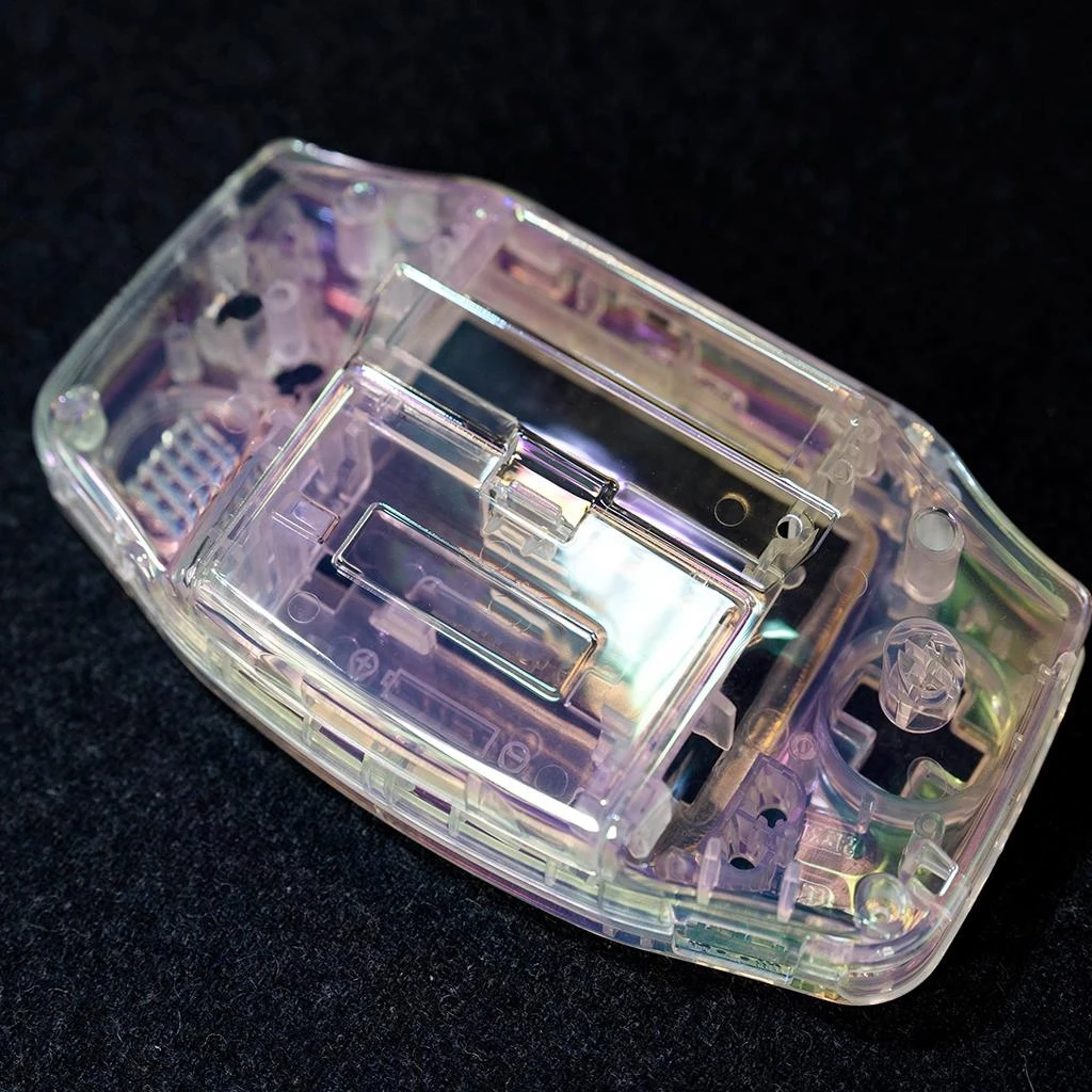 Para GBA Shell Laser Holográfico Edición limitada Shining Game Boy Advance Case con