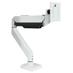 Brazo Monitor Gas 17-43 Pulgadas VESA 100x100 Blanco