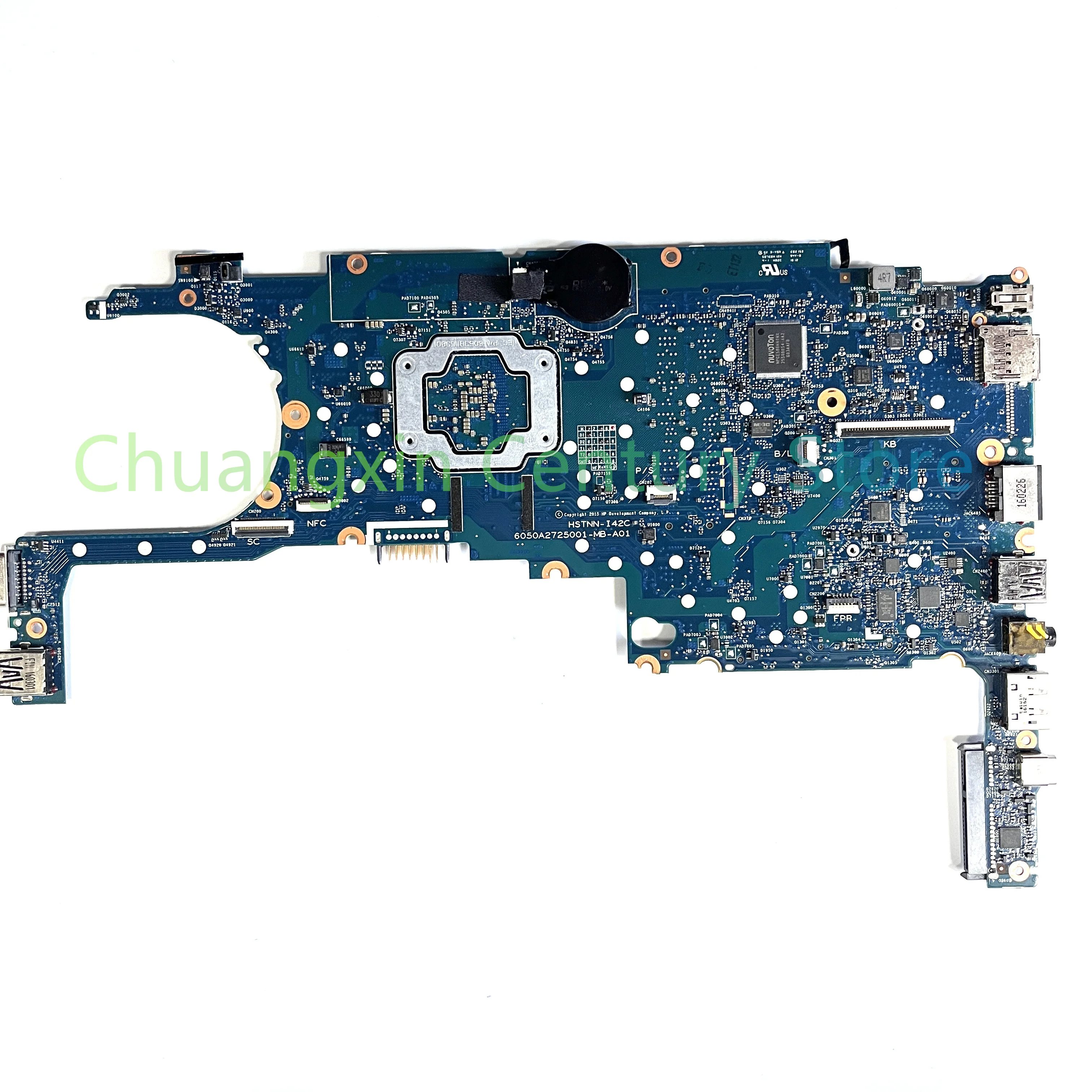 6050A 2725001 -MB-A01 6050A 2892301 -Placa base MB-A01 para portátil HP EliteBook 820 G3 con CPU I5 I7-6th Gen 100% probado completamente en funcionamiento - imagen 2