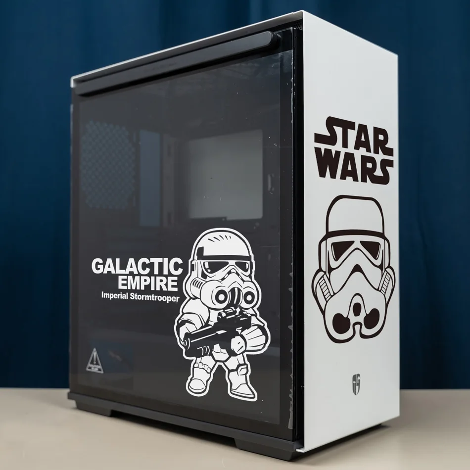 Pegatinas de dibujos animados de películas clásicas para funda de PC, calcomanías de Graffiti de decoración de vinilo de personalidad para piel de chasis de computadora Atx - imagen 3