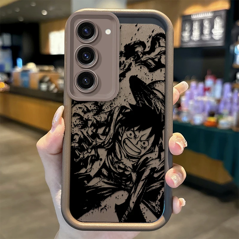 Funda de TPU de Anime Luffy de una pieza para Samsung Galaxy, funda antideslizante para Samsung Galaxy A35, A34, A33, A32, 5G, A31, A30, A24, A23, A22, A16, A12, A06, A03, M55, nueva - imagen 4