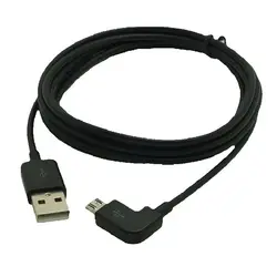 Cable Micro USB corto de 90 grados, carga rápida de esquina 3A, USB a cargador de ángulo Microusb, sincronización de datos, Cable de carga rápida, 20cm, 1m