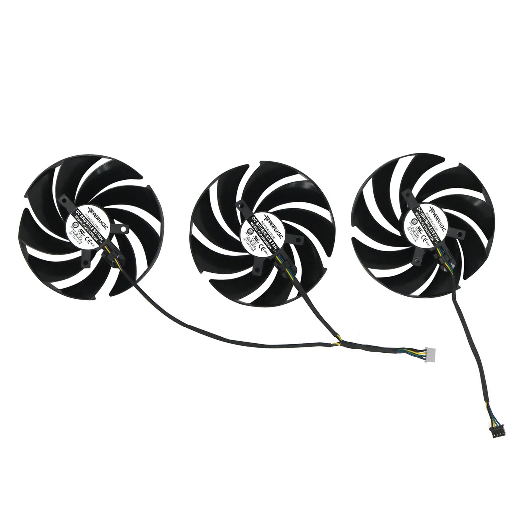 Ventilador de tarjeta de Video para MSI RTX 4080 4090 GAMING X TRIO, 95MM, PLD10020B12H, RTX4080, RTX4090, tarjeta gráfica de repuesto, GPU - imagen 5