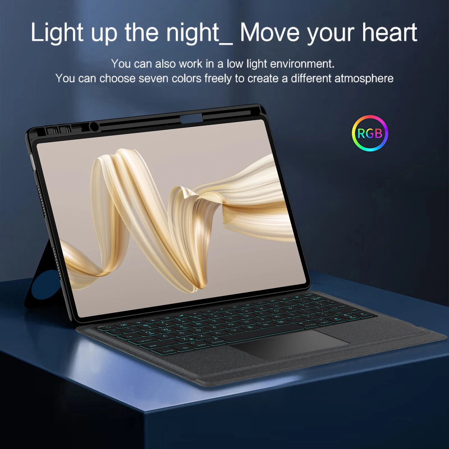 Funda con teclado mágico desmontable para Huawei MatePad Pro, funda inteligente MRO-W00 W10 de 12,2 pulgadas para Huawei MatePad Pro 12 2 2025 - imagen 5