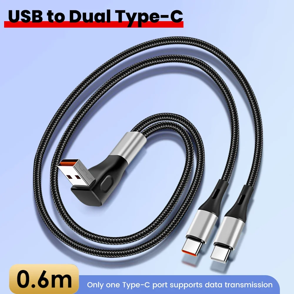 0.6m usb to dual c