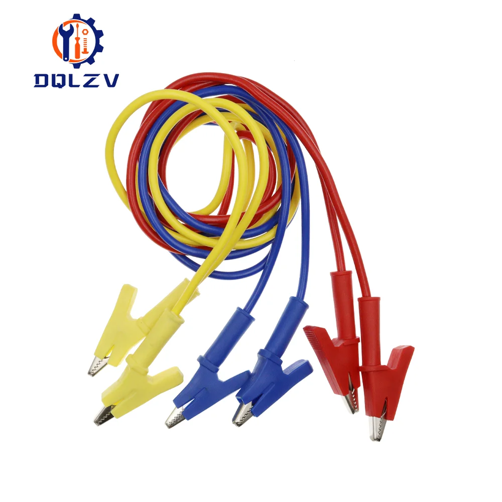 Abrazaderas de cocodrilo de alta resistencia, cables de prueba, multímetro, 1000V, 15A, 100CM, 1 piezas - imagen 3