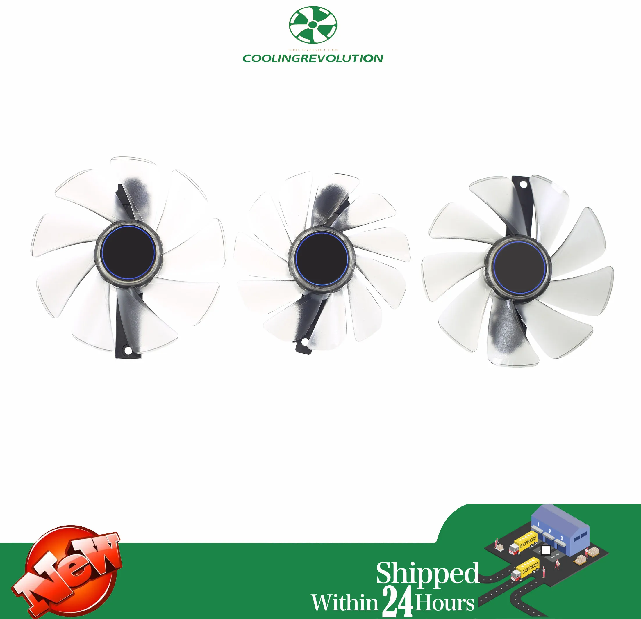 CF1015H12D CF9010H12D RX5700 ARGB ventilador de tarjeta gráfica para Sapphire RX 5700 XT 8GB NITRO + ventilador de refrigeración de tarjeta de vídeo de edición especial - imagen 4