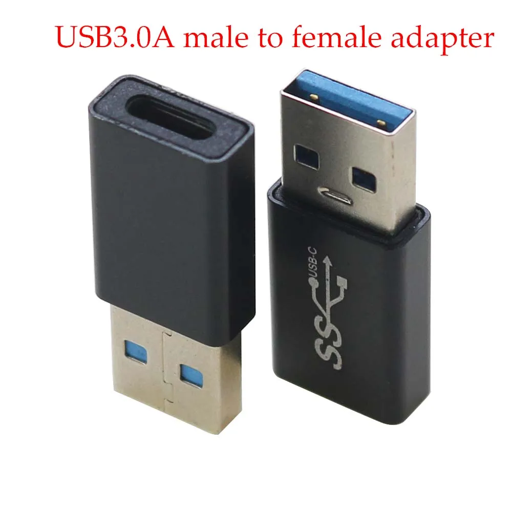 Adaptador USB 3,1 a tipo C, codo curvo en forma de U tridimensional, carga de teléfono móvil, transmisión de datos, OTG, 1 ud. - imagen 3