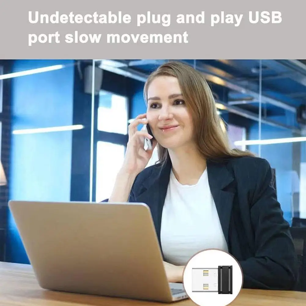 Agitador de ratón automático indetectable con USB, Wiggler para ordenador portátil, mantiene al grupo del equipo del ordenador despierto, simula el movimiento - imagen 4