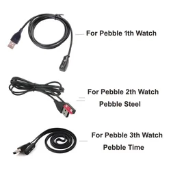 Cable USB Pebble Time y Steel - Repuesto de Carga para Smartwatch