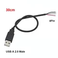 USB A Male 4P