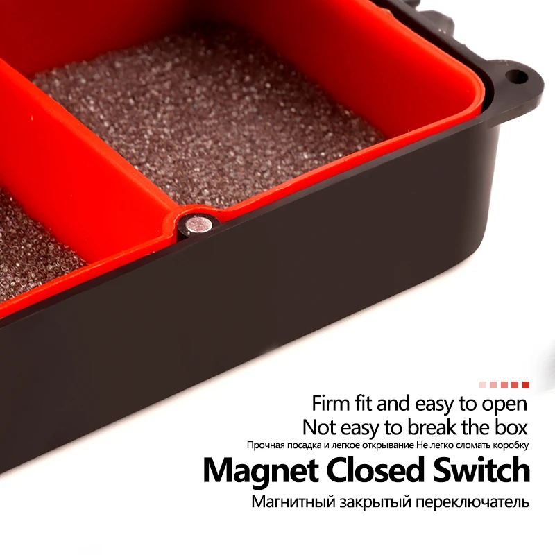 Caja de lombriz de pesca + 1 bolsa de ganchos, caja de almacenamiento de cebo de señuelo de pescado, estuche de almacenamiento transpirable multifuncional con herramienta de cuerda colgante, 1 ud. - imagen 4