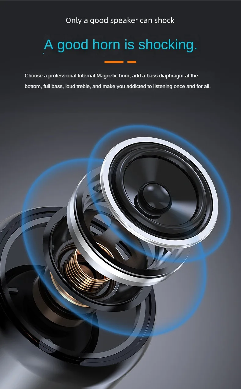 Altavoz Bluetooth portátil con linterna con zoom - 4 modos de atenuación Radio FM Vida duradera - imagen 4