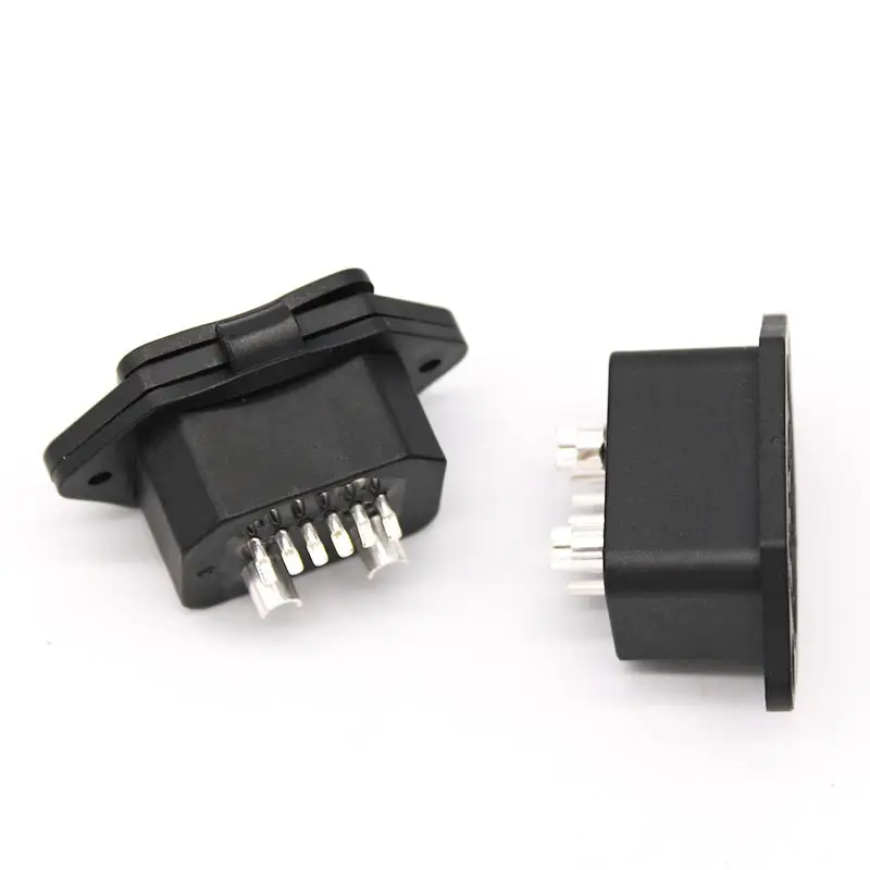 E-BIKE 8 pines 2 + 6 conector de batería enchufe para patinete Cable de puerto de carga para bicicleta eléctrica IP67 30-50A enchufe macho hembra enchufe de baterías - imagen 4