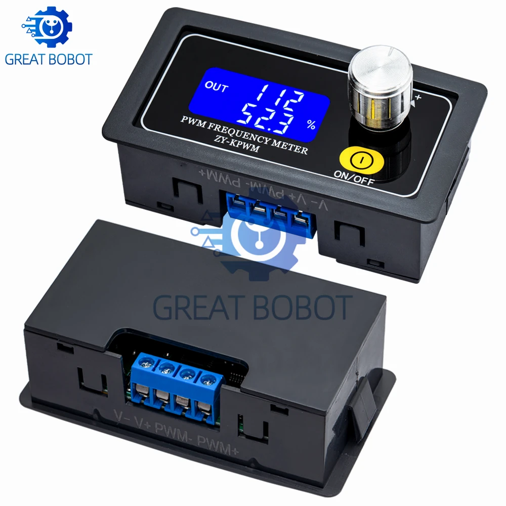 ¡Generador de señal de frecuencia de pulso XY-PWM de sistema dual BS: ciclo de trabajo ajustable! Generador de señales rectangulares de onda cuadrada - imagen 5