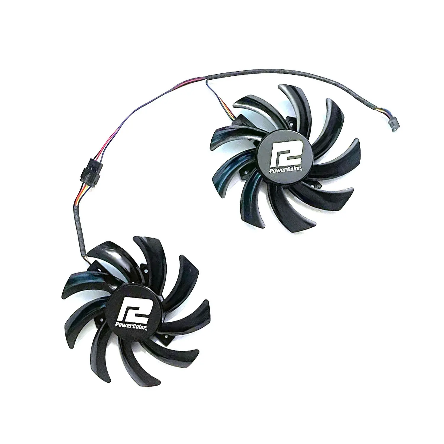 Ventilador de repuesto de tarjeta de versión competitiva POWERCOLOR RX 5700 XT 6500XT 6600 6600XT 5700XT 6700 6700XT Fighter, nuevo - imagen 5