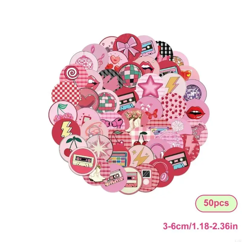 Pegatinas reutilizables con tema cerezas, calcomanías adhesivas removibles para Notebook, accesorios electrónicos, decoración - imagen 4