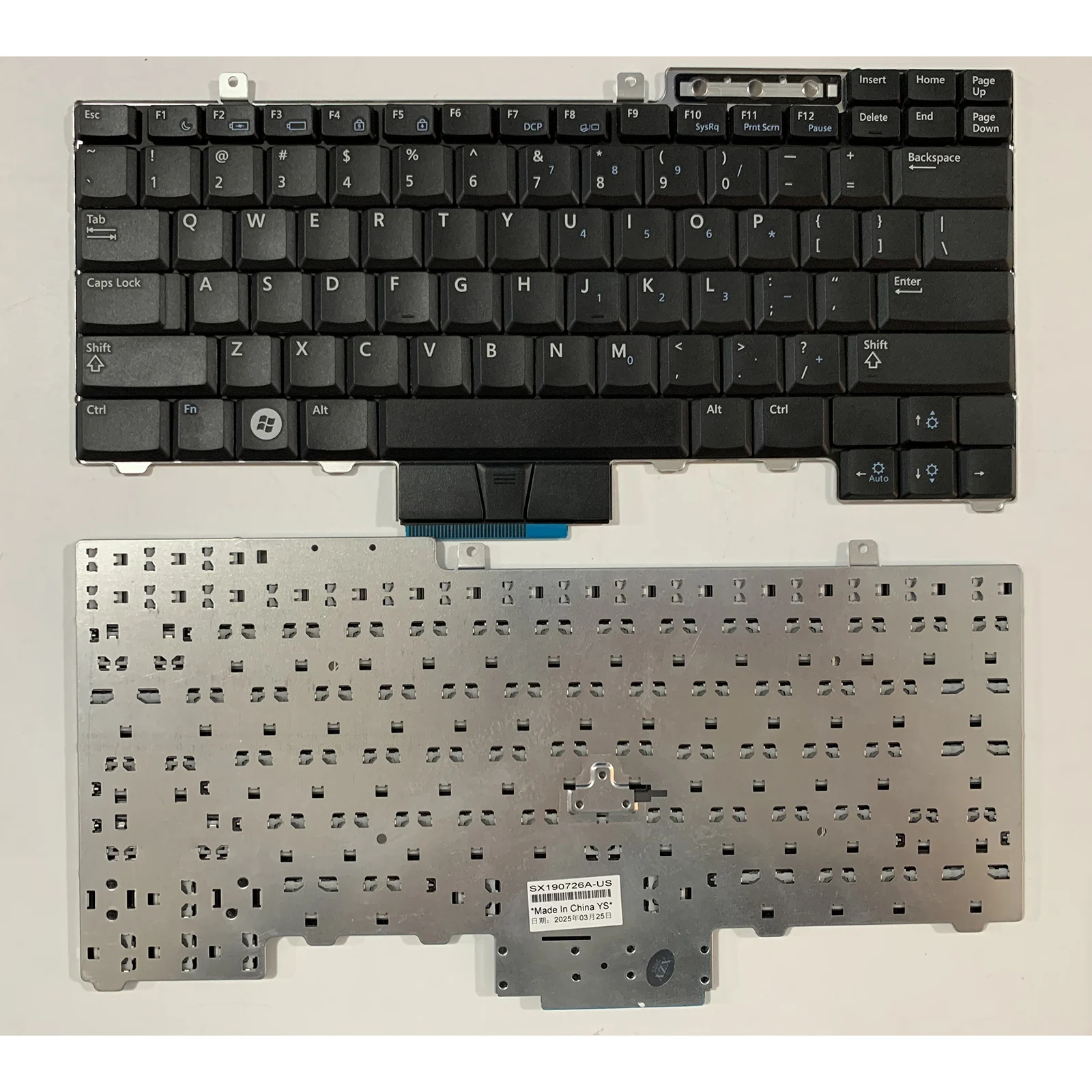 Teclado de ordenador portátil con diseño estadounidense para Dell Latitude E6400 E6410 E6500 E5510 E6510