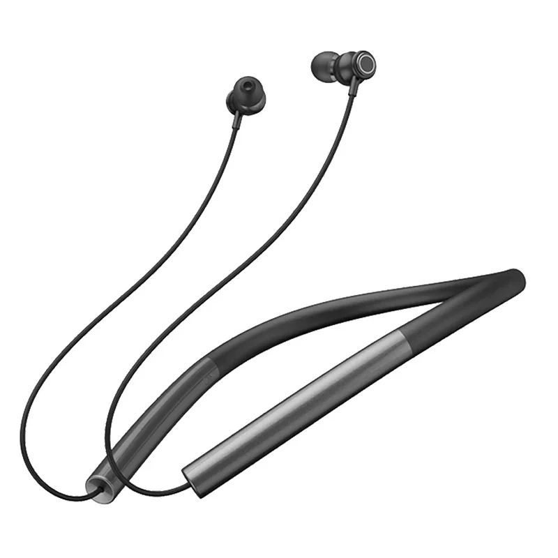 Auriculares inalámbricos con banda para el cuello, cascos Bluetooth con micrófono, tiempo de uso prolongado para deportes, cancelación de ruido magnética - imagen 2