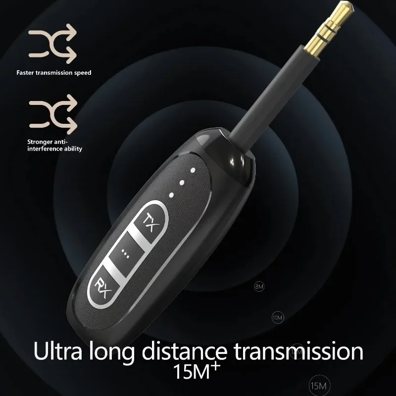 Transmisor y receptor Bluetooth 5,4 LE515 3 en 1, modo de transmisión LC3 actualizado, adaptador de Audio inalámbrico portátil para kit de TV y coche - imagen 5