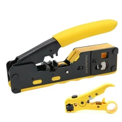 Crimpadora RJ45 de Paso para Cable Ethernet Cat6a