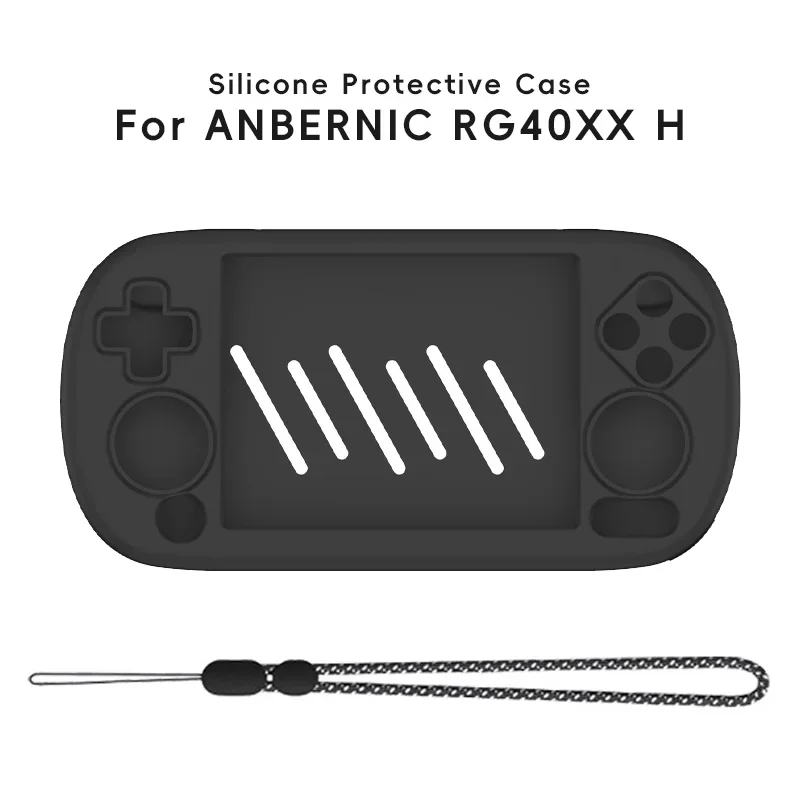 Funda protectora de silicona DATA FROG para consola de juegos Anbernic RG35XX RG35XX H, funda blanda para accesorios protectores de cubo RG556 RG - imagen 3