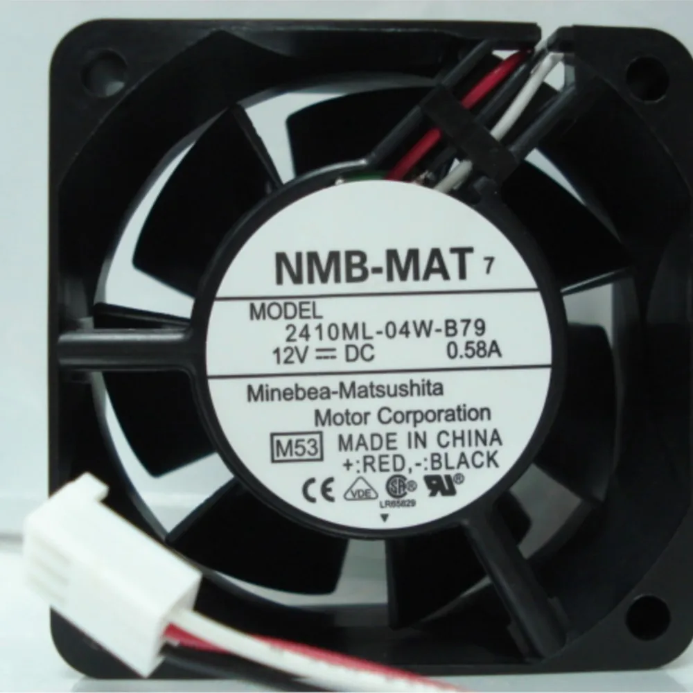 NMB 2410ML – Ventilador Servidor 60mm 12V Silencioso Alta Refrigeración - imagen 5