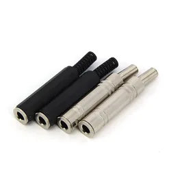 Conector Jack 6.35mm Metálico para Soldar – KTV