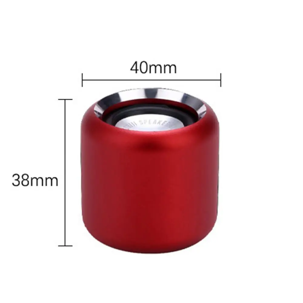 Creativo Hifi Estéreo Metal Subwoofer Inalámbrico Altavoz Bluetooth Inalámbrico Reproductor de Música Mini Altavoces - imagen 5