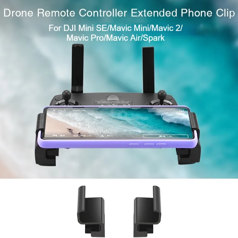 Portable Cellphone Holder For DJI Mavic Mini/SE Clip Mount Phone Holder Stand Bracket For DJI Mavic 2 Pro Zoom Drone Accessories - imagen 2