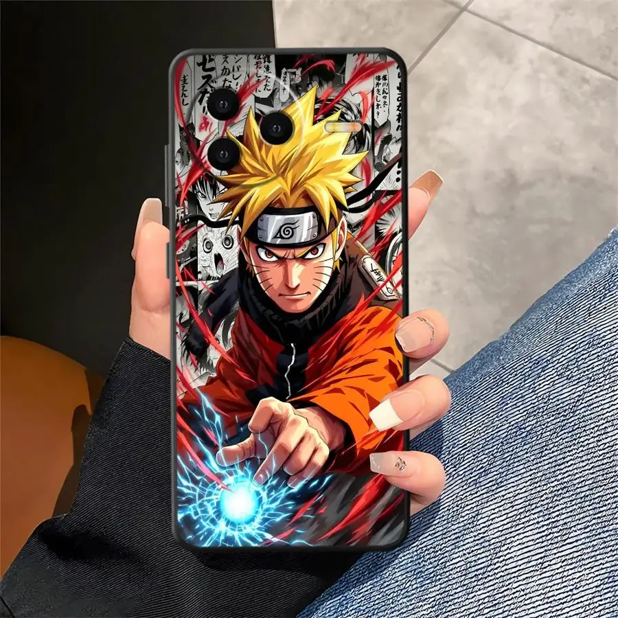 Cool Cartoon Sasuke negro suave funda de teléfono para Xiaomi Redmi 13C 10 12C A3 A1 A2 Plus A4 A5 14C K40 K80 Pro 9 - imagen 3